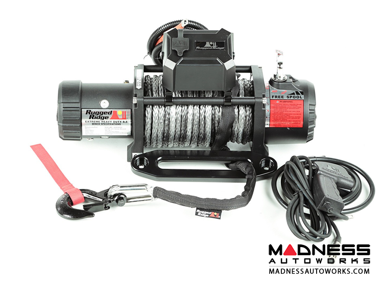 Jeep Wrangler JK Nautic 9,500 lb. Winch w/ Synthetic Rope